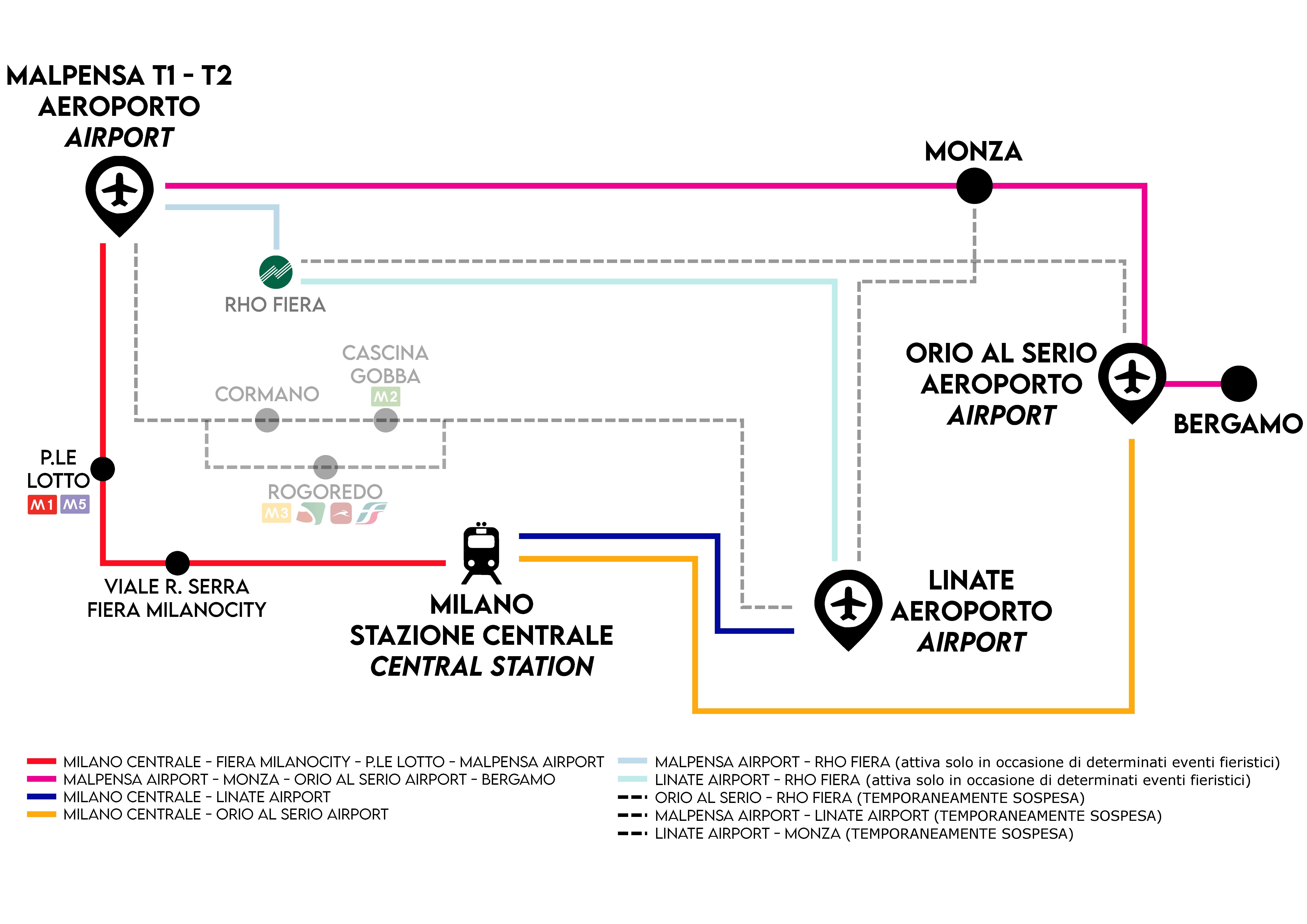 Milan Mxp Airport Map